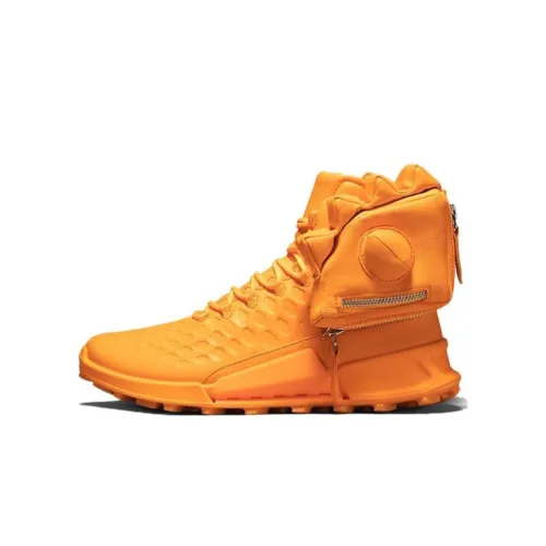 Ecco Мужские повседневные туфли High Top Золотые Мужские