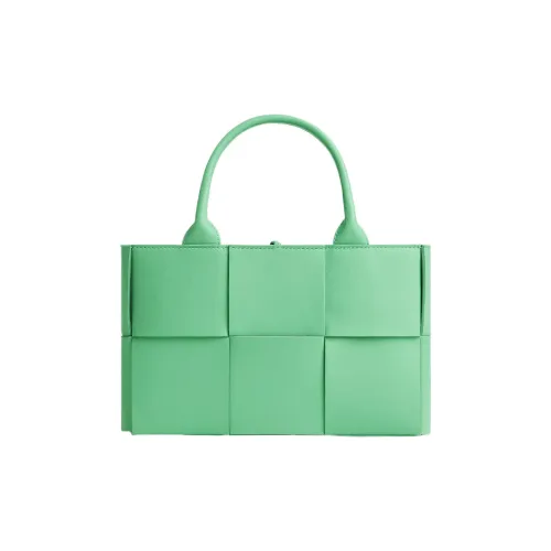Bottega Veneta Arco Sheepskin Tote Bag Shopping Bag Mini Women's Siren Green Slate Bottega Veneta Arco Овчина Тоут Сумка Сумка для покупок Мини Женская Siren Зеленый Сланец