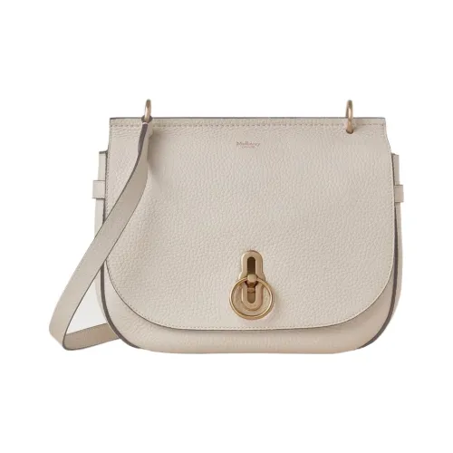 Mulberry с рельефной текстурой телячья кожа сумка через плечо женская белая