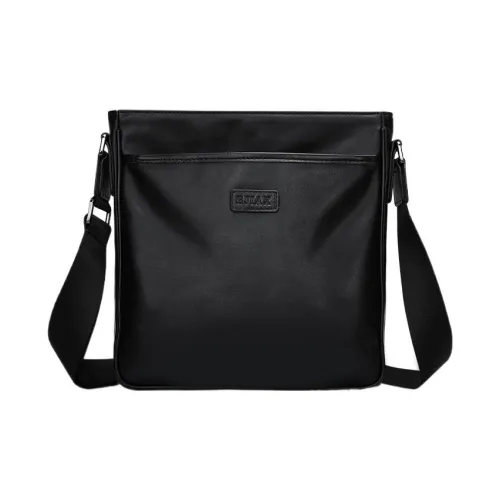 BJIAX Лицевая коровья кожа Натуральная кожа Сумка через плечо Рюкзак Сумка-сумка Сумка через плечо Мужская Черная