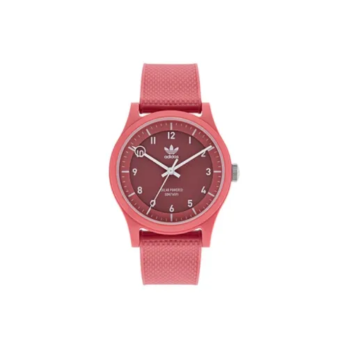 Adidas Originals Street Series Наручные часы Кварцевый механизм Смольный ремешок 39 Красный циферблат Часы Мужские AOST220462I
