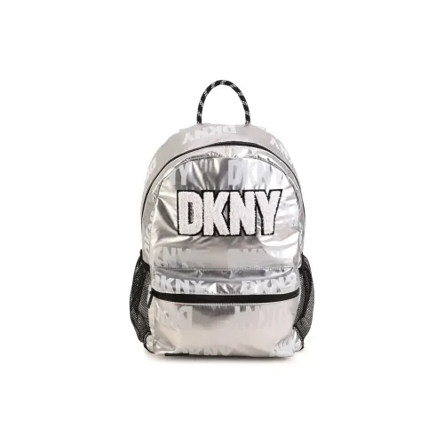 DKNY Полиэстер Рюкзак Детский Серебряный