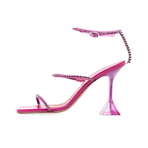 AMINA MUADDI One Ремень Сандалии 10,5 см Женские Фиолетовые