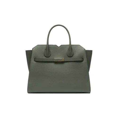 Valextra Телячья кожа Сумка через плечо Сумка среднего размера Женская Мускус Зеленый