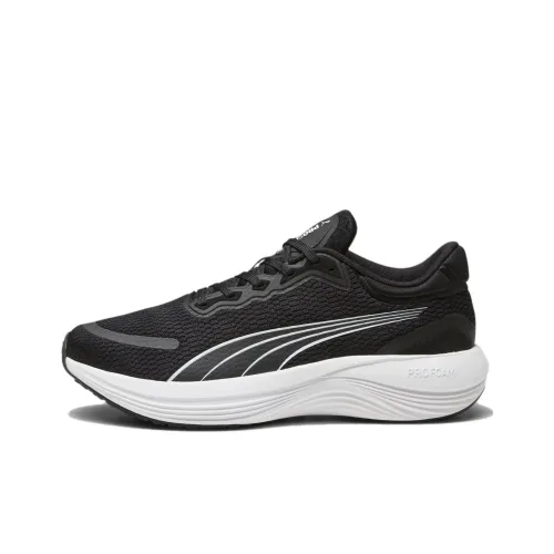 PUMA Scend Pro Collection Износостойкий и Легкий Низкий Топ Беговые Кроссовки Унисекс Черный