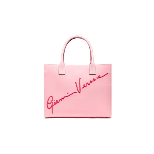 VERSACE Ткань Тоут Сумка Сумка для покупок Женская сумка Розовая