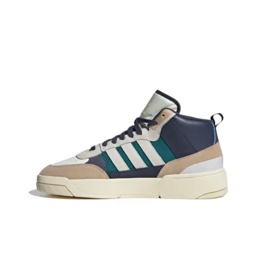 Adidas Originals Post Up Abrasion Resistant MID Топ Скейтборд Кроссовки Унисекс Бежевый Зеленый