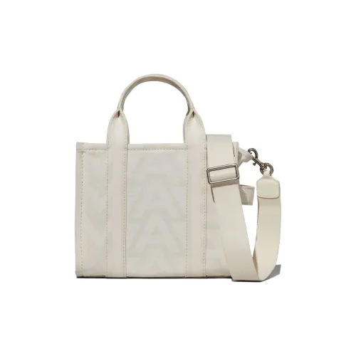 MARC JACOBS Хлопок Canvas Сумка-тоут Сумка для покупок Холщовая сумка Сумка через плечо Сумка Маленькая Женская Белая