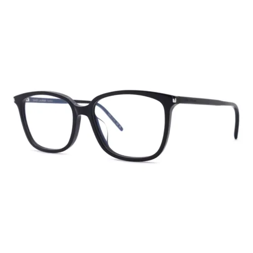 SAINT LAURENT Ацетат Нерегулярная форма Оправа для очков Женская Черная