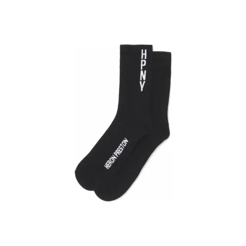 HERON PRESTON Черные Мужские Носки до икры MID
