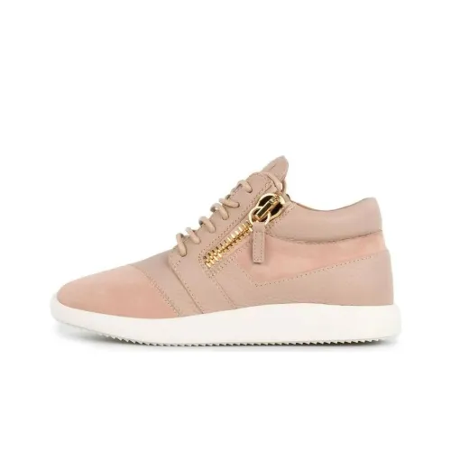 Giuseppe Zanotti GZ Runner Амортизация Износостойкий Низкий Топ Повседневная Обувь Женская Розовая