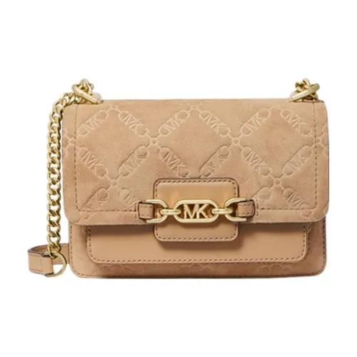 MICHAEL KORS Heather Artificial Leather Crossbody Bag Women's Camel