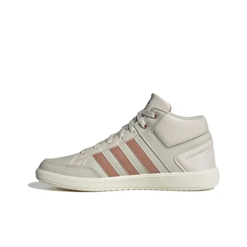 Adidas All Court Аbrasion Resistant MID Топ Скейтборд Кроссовки Унисекс Бежевый Коричневый