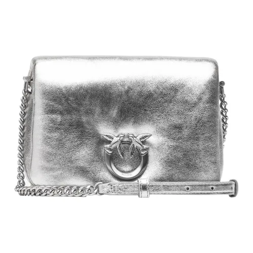 PINKO Love Bag Овчина Swallow Сумка Сумки через плечо Сумка на плечо Women's Silver