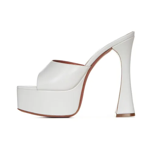 AMINA MUADDI Слипоны 14 см Женские Белые