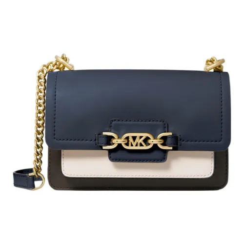 MICHAEL KORS Heather Кожа Сумка через плечо Мини Женская Морской синий