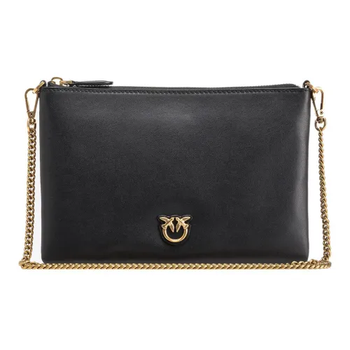PINKO Love Bag Сумка через плечо из коровьей кожи Женская Черная
