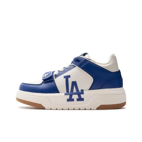 MLB Chunky Liner Амортизация Износостойкий MID Топ Скейтборд Кроссовки Унисекс Синий