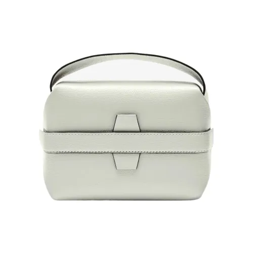 Valextra Tric Trac Millepunte Телячья кожа Сумка Женская Экрю