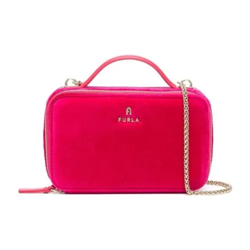 Furla Телячья кожа Сумка через плечо Сумка Женская Фуксия