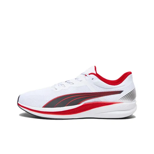 PUMA Redeem Profoam Амортизация Низкий Топ Беговые кроссовки Унисекс Белый Красный