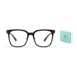 Матовый черный (с плоской подошвой, световые анти-синий линзы)