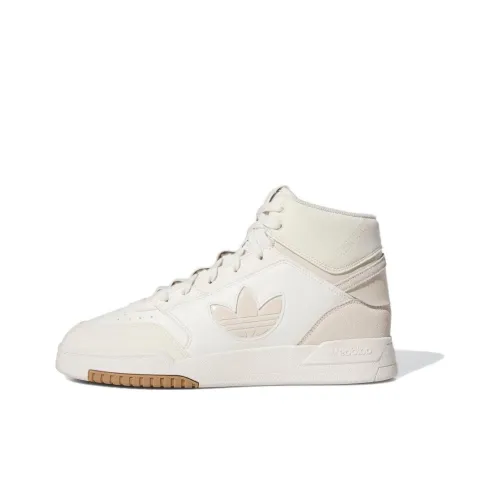 Adidas Originals Drop Step XL Износостойкий и Легкий MID Скейтборд Кроссовки Унисекс Белый Розовый