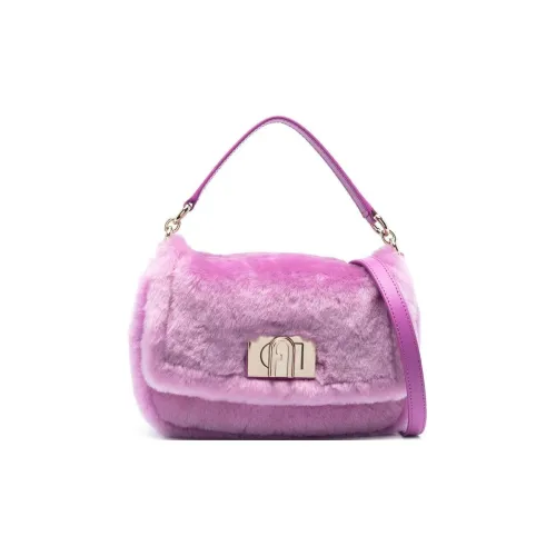 Furla Shearling Bag Сумка через плечо Сумка через плечо Женская Фиолетовая