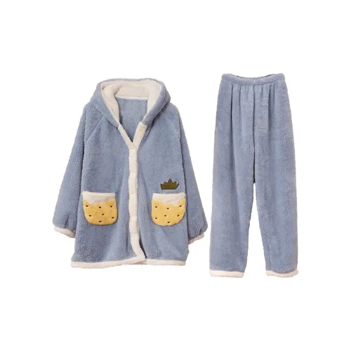 MIOJUER Небесно-голубой 82322 Женские пижамные комплекты