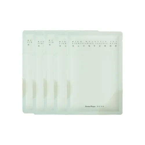 AromeManpo Высокогорный чай экстракт растений ферментация маски для лица увлажняющий Wa контроль жирности 25 г * 5 шт коробка