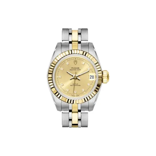 TUDOR Автоматический Механический Movement Женские Часы 22 мм Золотой