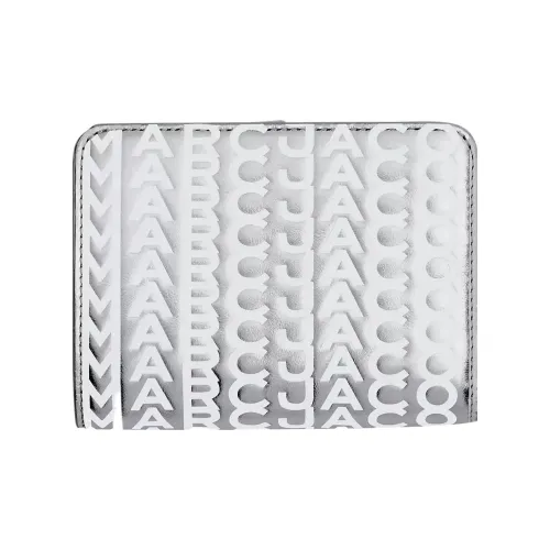 MARC JACOBS Кошелек из коровьей кожи Мини Женский Серебряный