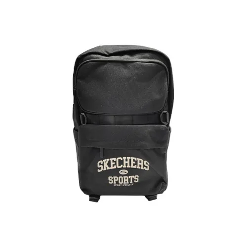 Skechers Ткань Дорожная Сумка Рюкзак Стандартный Унисекс Черный