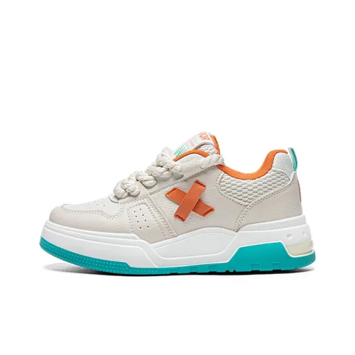 Warrior Повседневный Белый Кроссовки Износостойкие И Легкие Низкие Кроссовки для Скейтбординга Унисекс Бежево-оранжевый