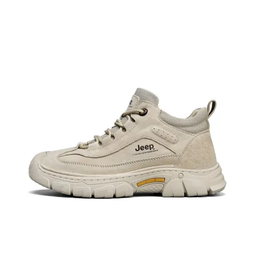 JEEP Рабочие ботинки High Top Песочного цвета Мужские