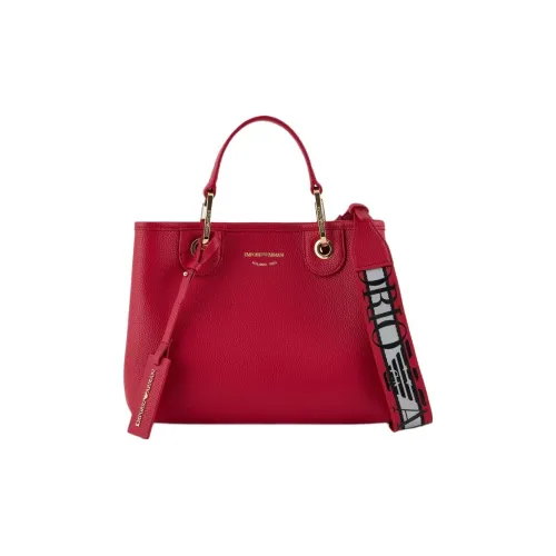 EMPORIO ARMANI Полиуретан Тоут Сумка Сумка для покупок Сумка среднего размера Женская Ягодно-красный