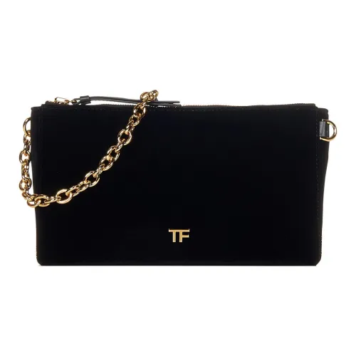 TOM FORD Вельвет Сумка Клатч Стандартная Женская Черная