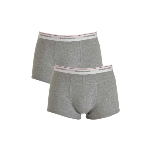 DSQUARED 2 Трусы Мужские 2 упаковки Серый