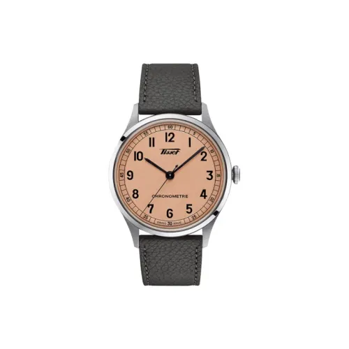 TISSOT Автоматический Механический Механизм Мужские Часы Vintage Classic Series 39 мм Бежевые