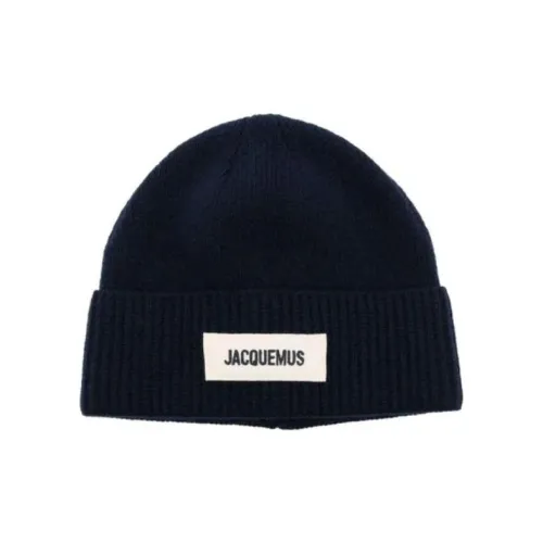 Jacquemus Мериносовая шерсть Шапки-бини Женские Синий