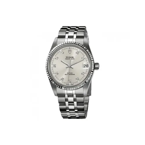 Tudor Prince and Princess Collection Автоматический Механический Механизм Мужские Часы Часы 32 мм Серебристый Циферблат