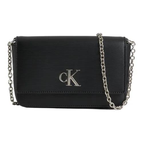 CALVIN KLEIN Полиуретан Сумка через плечо Кошелек Обычный Женский Черный