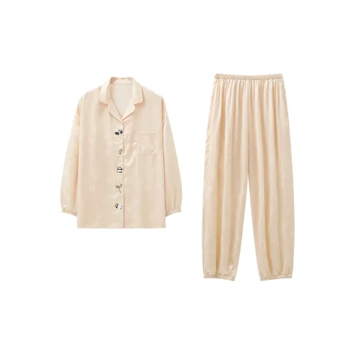 Jovini Экрю Женские Пижамные Комплекты