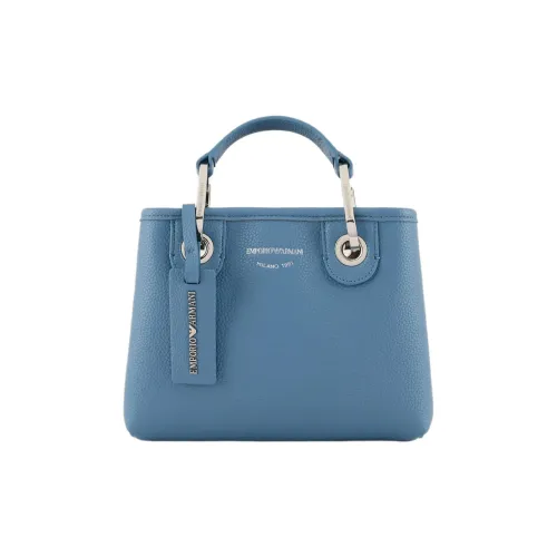 EMPORIO ARMANI Полиуретан Сумка через плечо Сумка Мини Женская Джинсовый синий