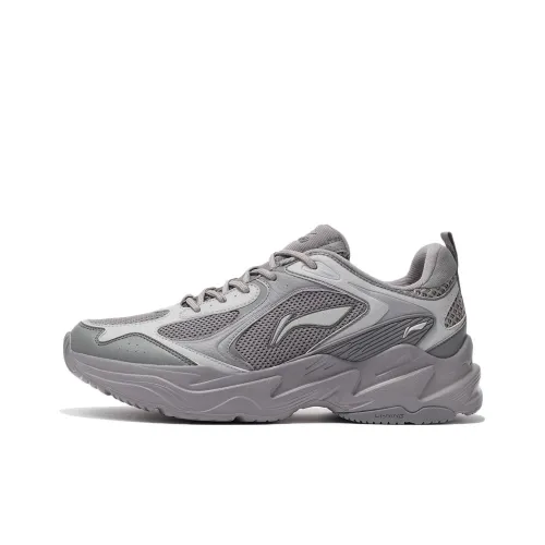 LINING Беговые кроссовки Low Top Оттенок 9 Серый Мужской