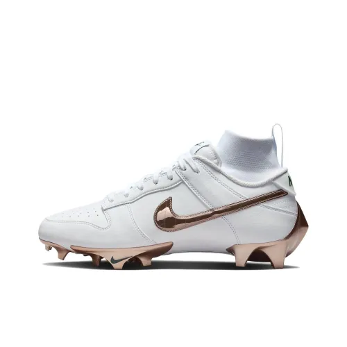 Nike Vapor Edge Dunk FG Твердый грунт Природная трава Противоскользящие футбольные бутсы Мужские Белые