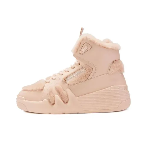 Giuseppe Zanotti GZ Talon Высокие Кроссовки для скейтбординга Женские Розовые