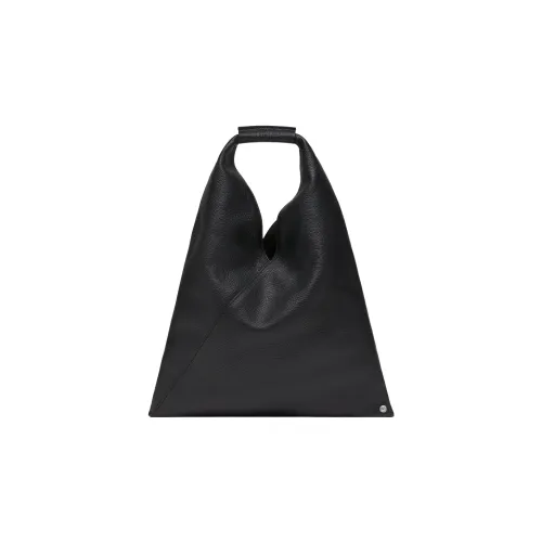 MM6 Maison Margiela совместный бренд GRAIN LEATHER Сумка через плечо HOBO Сумка через плечо, Сумка маленькая Унисекс Черный