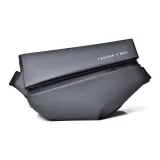 Темно-серый, выдвижной, брелок с магнитной застежкой