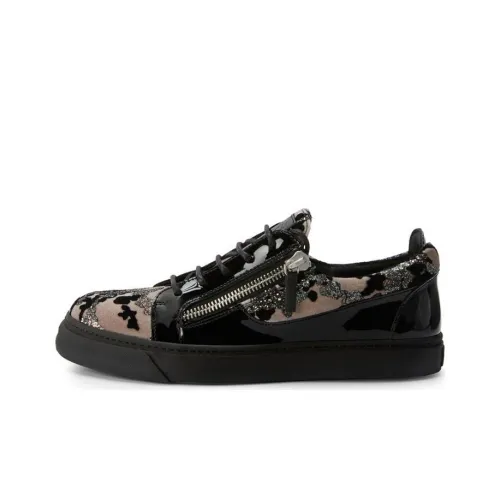 Giuseppe Zanotti Frankie Скейтборд Кроссовки Низкие Черные Коричневые Мужские
